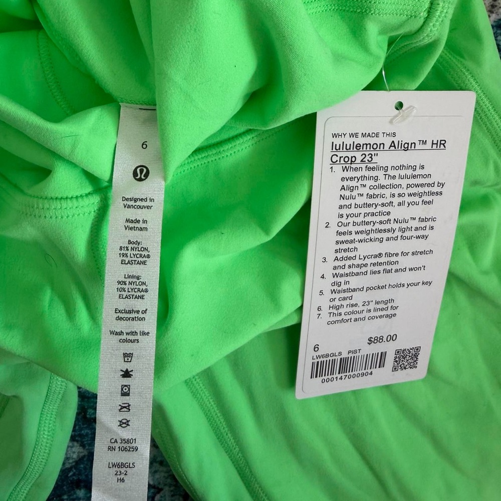 Lululemon high-rise Align leggings in pistachio - Picture 3 of 6